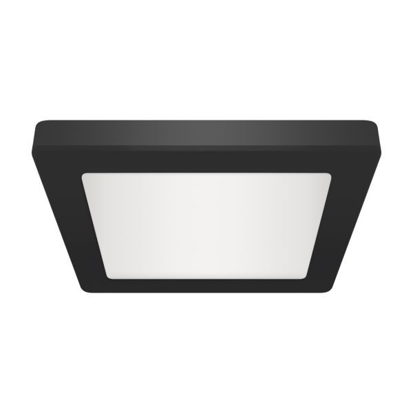 OLGA LED D - Decken Aufbauleuchte in schwarz - 18 W - Lichtfarbe: weiß einstellbar