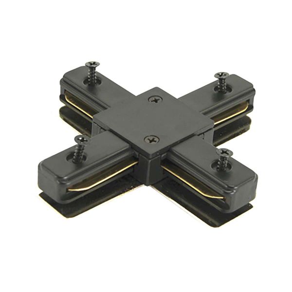 Ideus, X - Verbinder für 1-Phasen - 230V Stromschienensystem - schwarz