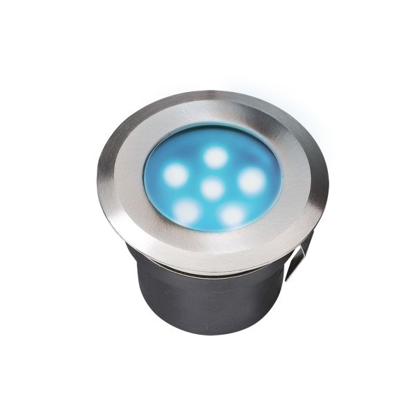 Garden Lights, 12V Einbaustrahler - Sirius, 1W, blau, IP67