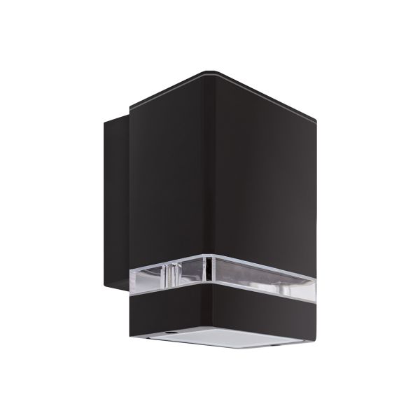 Ideus, 230V LED - Wandleuchte - Bruno - 35W - GU10, schwarz, IP54