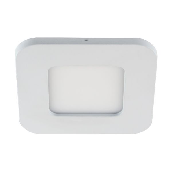 SLIM IRON LED D - Decken Einbauleuchte in weiß - 3 W - Lichtfarbe: neutralweiß