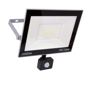Kroma - LED Strahler mit Bewegungsmelder - 26,9 x 25,5 x 6,4 cm - 100 W - Lichtfarbe: Kaltweiß Kroma - LED Strahler mit Bewegungsmelder - 26,9 x 25,5 x 6,4 cm - 100 W - Lichtfarbe: Kaltweiß
