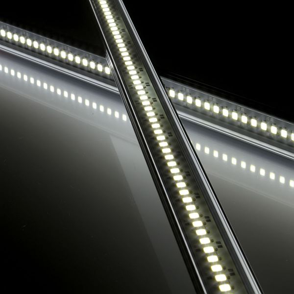 12V wasserfeste Aluminium LED Leiste – weiß – 100cm– transparente Abdeckung – IP65