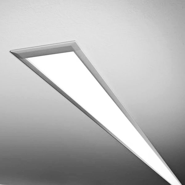 24V Aluminium LED Einbauleuchte – weiß – linear – diffuse Abdeckung