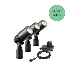 12V Wegeleuchte - Garden Lights - Alder 3er Set, 5,4W, Warmweiß, IP44 12V Wegeleuchte - Garden Lights - Alder 3er Set, 5,4W, Warmweiß, IP44