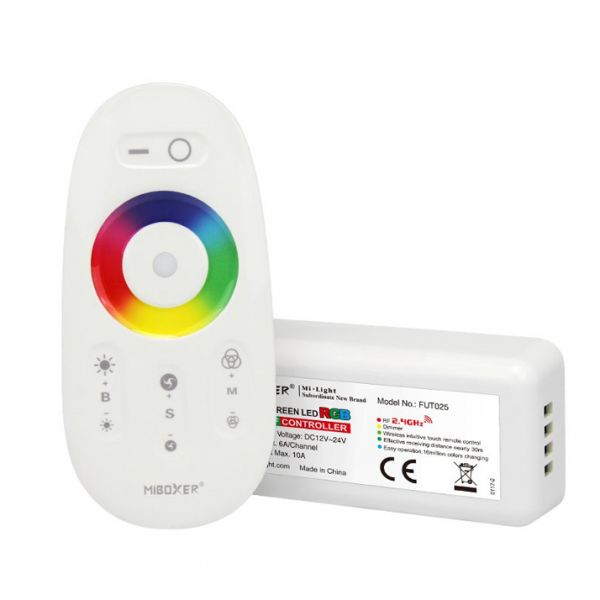 Funk LED Controller – 3 Kanal – RGB – mit Touch-Fernbedienung