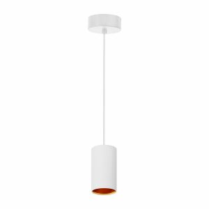 Chloe X1 - Pendelleuchte in weiß/gold - Lichtfarbe: individuell wählbar Chloe X1 - Pendelleuchte in weiß/gold - Lichtfarbe: individuell wählbar