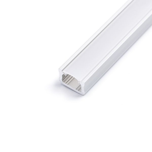 Aluminium LED Aufputz Profil in Wunschlänge, mini, 1,2 x 0,8cm