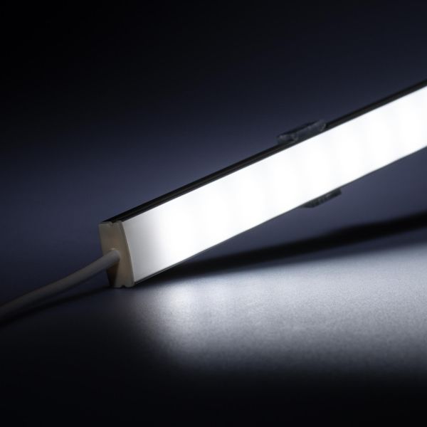 12V Slim Line Aluminium LED Leiste – weiß – diffuse Abdeckung