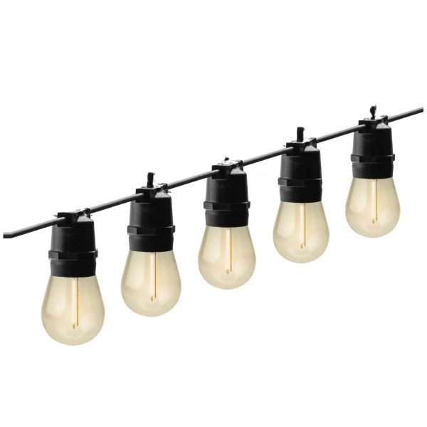 Garden Lights, 12V Lichterkette - Garden Lights - Partylights - Filament - 8W, warmweiß, IP44