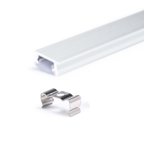 Edelstahl Wandhalter für Aluminium LED Profil CC-32, CC-52 und CC-54