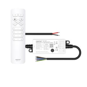 LED Funk Controller Set - 4 Zonen - 1 bis 2 Kanal - CCT - Fernbedienung (2,4 GHz) - IP66 wasserfest LED Funk Controller Set - 4 Zonen - 1 bis 2 Kanal - CCT - Fernbedienung (2,4 GHz) - IP66 wasserfest