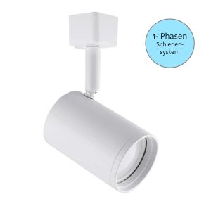 230V LED 1-Phasen Schienenleuchte - Haga - 35W - GU10, weiß 230V LED 1-Phasen Schienenleuchte - Haga - 35W - GU10, weiß