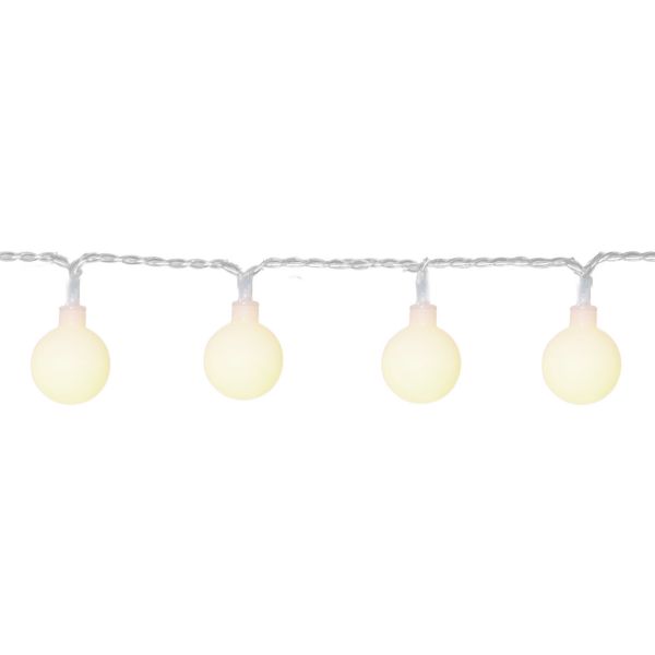 Berry - Deko Lichterkette für außen - 7,35 m - 50 LEDs - Netzbetrieb - Warmweiß