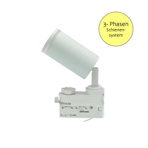 230V LED 3-Phasen Schienenleuchte - Madara Mini Ring II - 10W - GU10, weiß 230V LED 3-Phasen Schienenleuchte - Madara Mini Ring II - 10W - GU10, weiß