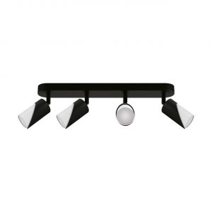 ZEBRA SPT 4 - Decken Spotleuchte in schwarz/weiß - Lichtfarbe: individuell wählbar ZEBRA SPT 4 - Decken Spotleuchte in schwarz/weiß - Lichtfarbe: individuell wählbar