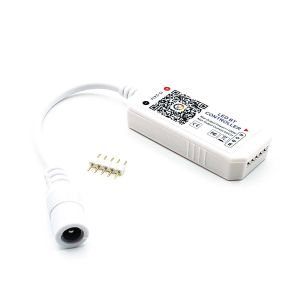 Mini RGB + RGBW Bluetooth Controller 5-24V DC Mini RGB + RGBW Bluetooth Controller 5-24V DC