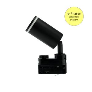230V LED 3-Phasen Schienenleuchte - Madara Mini Ring II - 10W - GU10, schwarz 230V LED 3-Phasen Schienenleuchte - Madara Mini Ring II - 10W - GU10, schwarz