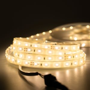 24V wasserfester Sauna LED Streifen - temperaturbeständig bis 90° - warmweiß - IP68 24V wasserfester Sauna LED Streifen - temperaturbeständig bis 90° - warmweiß - IP68