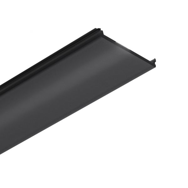 schwarze Abdeckung für Aluminium LED Aufbauprofil Combo 30, CC-200-WHT und CC-200-BLK