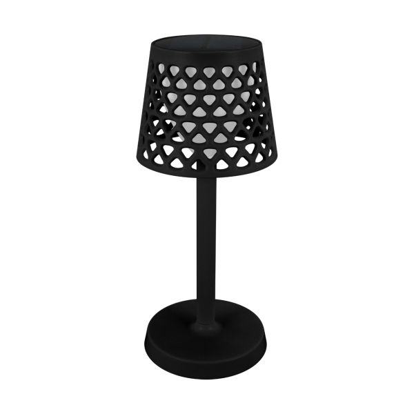 AZURA LED - Solar Tischleuchte in schwarz - Lichtfarbe: warmweiß/kaltweiß