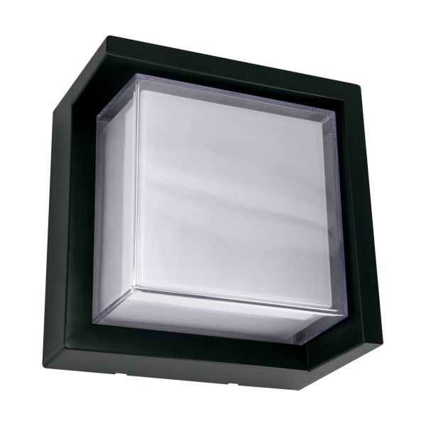 TEKLA LED D - Wandleuchte outdoor in schwarz - Lichtfarbe: neutralweiß