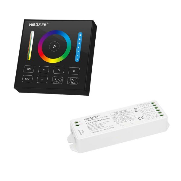 Einbau Funk LED Controller - 4 Kanal - RGBW, schwarz