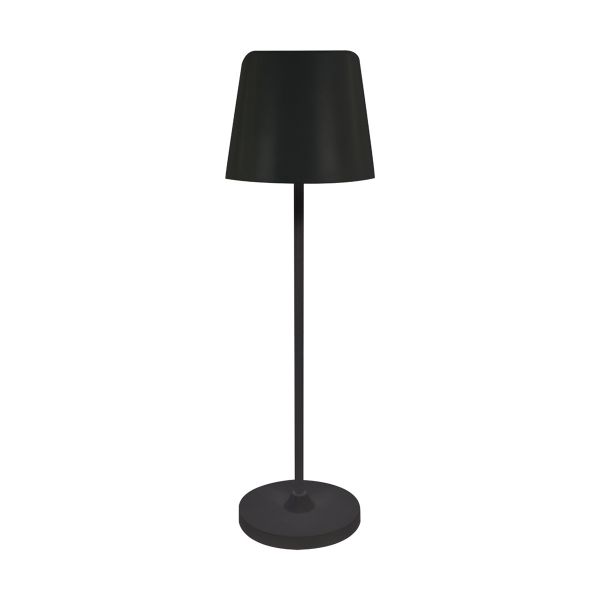 Ideus, LED USB Tischlampe - Toga - mit Touch, kabellos, dimmbar, integrierter Akku - schwarz, IP54