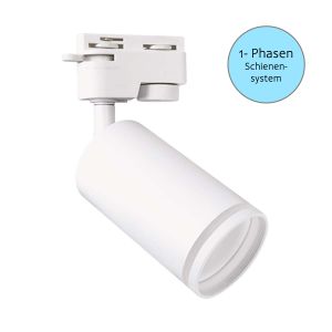 230V LED 1-Phasen Schienenleuchte - Zula Tra - 35W - GU10, weiß 230V LED 1-Phasen Schienenleuchte - Zula Tra - 35W - GU10, weiß