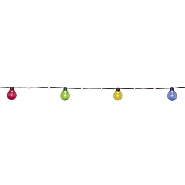 Bolla - Lichterkette für außen - 5,3 m - 60 LEDs - Netzbetrieb - Mehrfarbig