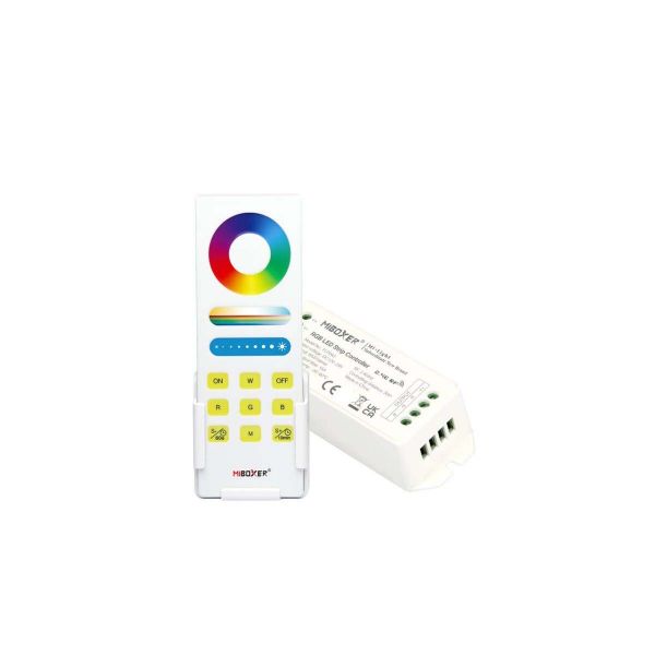 Funk LED Controller – 3 Kanal – RGB – mit Touch-Fernbedienung und Wandhalterung