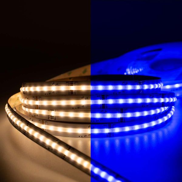 24V COB LED Streifen - RGB + Warmweiß + Weiß - alle 6,25cm teilbar