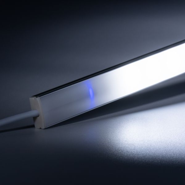 24V Touch Aluminium LED Leiste - weiß - diffuse Abdeckung - bis 3m Länge