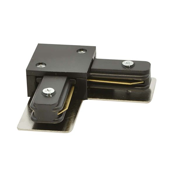 Ideus, L - Verbinder für 1-Phasen - 230V Stromschienensystem - schwarz