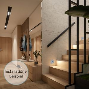 230V COB LED Einbauleuchte - neutralweiß - eckig - Gehäusefarbe Grau 230V COB LED Einbauleuchte - neutralweiß - eckig - Gehäusefarbe Grau