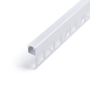 Aluminium LED Fliesenabschluss Profil in Wunschlänge, nach oben abstrahlend, 1,19 x 1,2cm Aluminium LED Fliesenabschluss Profil in Wunschlänge, nach oben abstrahlend, 1,19 x 1,2cm