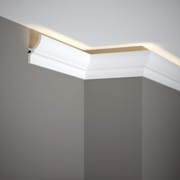 Mardom Decor, LED Stuckleiste, Deckenleiste, indirekt, 4 x 7,2 x 200cm