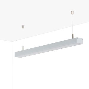 24V Aluminium LED Pendelleuchte – Farbtemperatur einstellbar – linear – diffuse Abdeckung 24V Aluminium LED Pendelleuchte – Farbtemperatur einstellbar – linear – diffuse Abdeckung