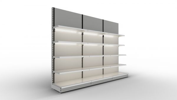 Store Shelf Komplettset Regalbeleuchtung 300cm warmweiß