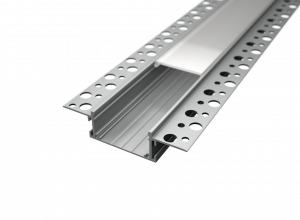 Aluminium LED Unterputz Profil, Trockenbau Plus, diffuse Abdeckung, 2,76 x 1,84cm Aluminium LED Unterputz Profil, Trockenbau Plus, diffuse Abdeckung, 2,76 x 1,84cm