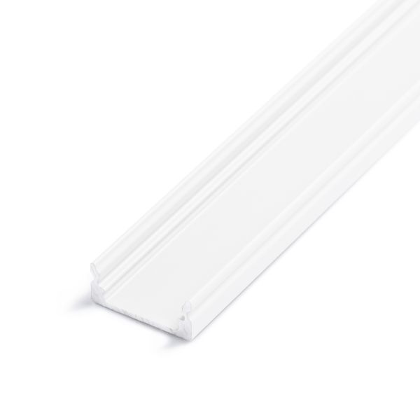 weißes Aluminium LED Aufputz Profil, slim, 1,71 x 0,8