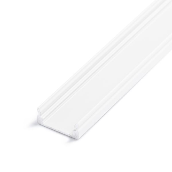 weißes Aluminium LED Aufputz Profil, slim, 1,71 x 0,8