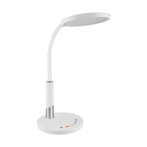 SAMUEL LED - Schreibtischleuchte in weiß - Lichtfarbe: neutralweiß