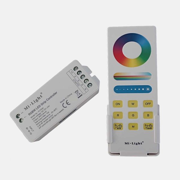 Funk LED Controller – 4 Kanal – RGBW – mit Touch-Fernbedienung | Panels