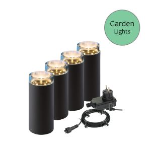 12V Wegeleuchte - Garden Lights - Linum 4er Set, 8W, warmweiß, IP44 12V Wegeleuchte - Garden Lights - Linum 4er Set, 8W, warmweiß, IP44
