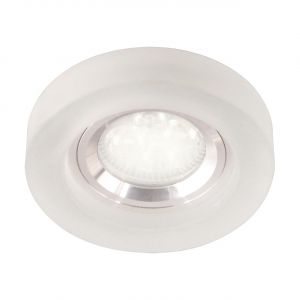 ADEL LED C - Einbau Deckenspot in gefrorenes Glas/chrom - Lichtfarbe: individuell wählbar ADEL LED C - Einbau Deckenspot in gefrorenes Glas/chrom - Lichtfarbe: individuell wählbar