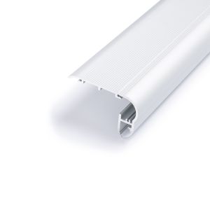 Aluminium LED Treppen Profil in Wunschlänge, round line, 8 x 5cm Aluminium LED Treppen Profil in Wunschlänge, round line, 8 x 5cm