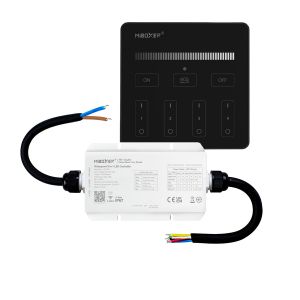 LED Funk Controller Set - 4 Zonen - 1 Kanal - Fernbedienung (2,4 GHz) - IP67 wasserfest LED Funk Controller Set - 4 Zonen - 1 Kanal - Fernbedienung (2,4 GHz) - IP67 wasserfest