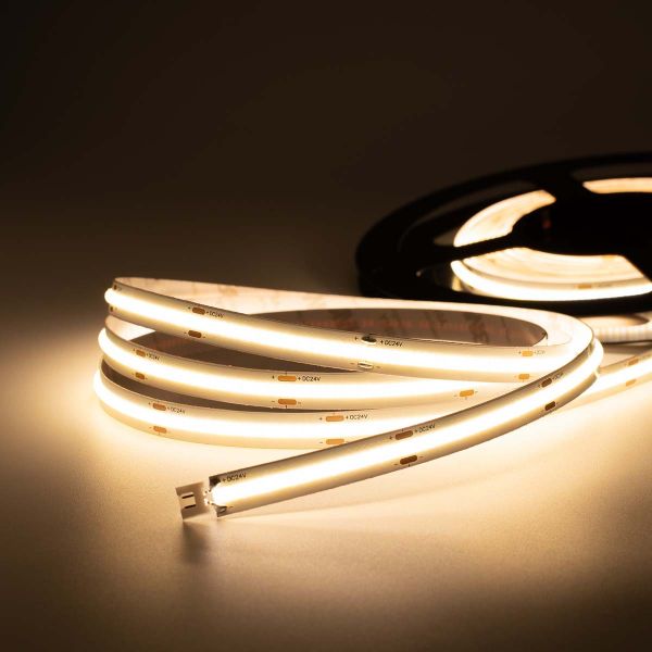 24V COB LED Streifen – warmweiß – alle 5cm teilbar - 500cm