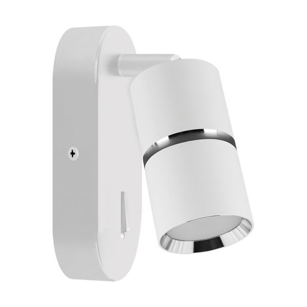 DIOR WLL - Wandleuchte indoor in weiß/chrom - Lichtfarbe: individuell wählbar